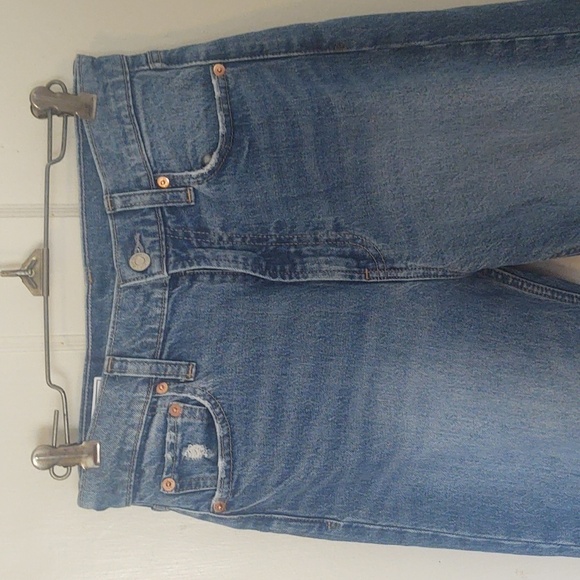 Gap Cheeky Straight Sky High Rise Jeans Sz 27 / 4R - Picture 2 of 7
